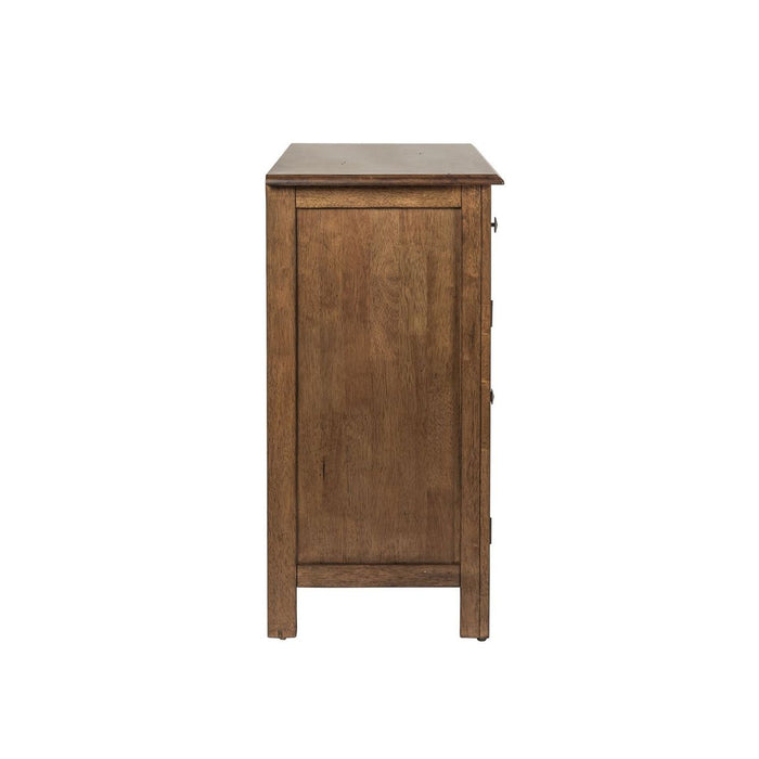 Liberty Furniture Carolina Crossing Server in Antique Honey
