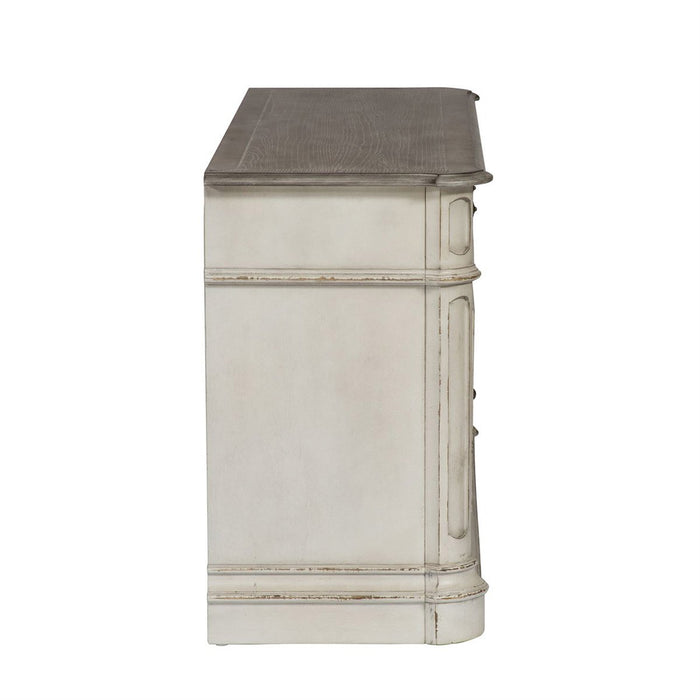 Liberty Magnolia Manor Credenza in Antique White