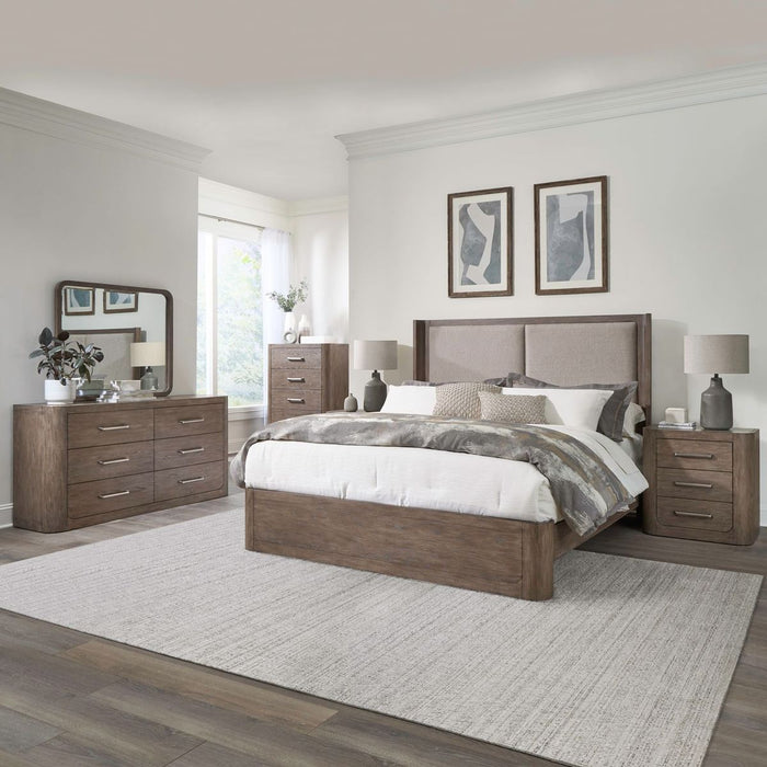 Liberty Furniture South Bend Queen Shelter Bed in Burnished Clay