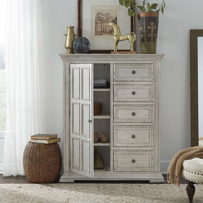 Liberty Furniture Big Valley Door Chest in Whitestone