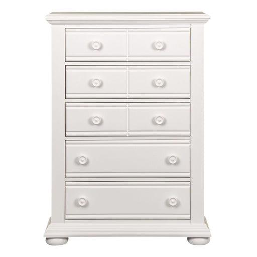 Liberty Furniture Summer House 5 Drawer Chest in White image