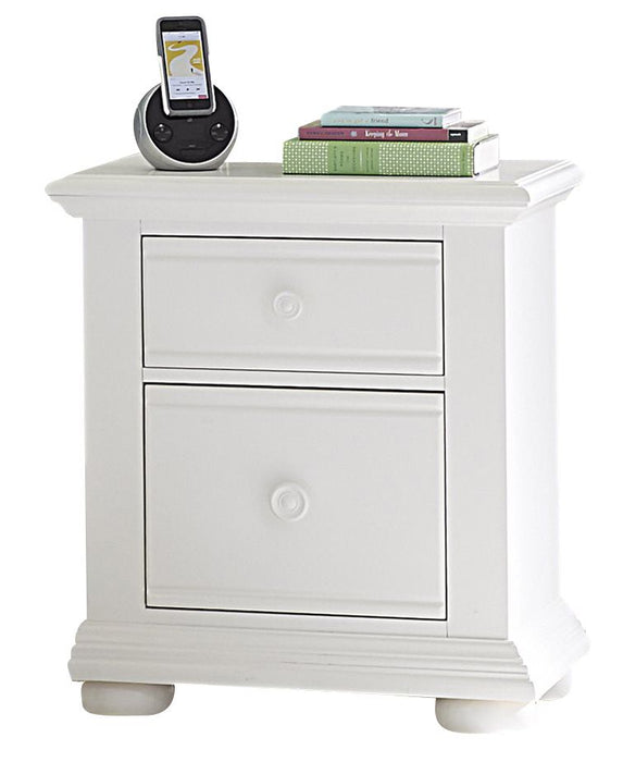 Liberty Furniture Summer House 2 Drawer Nightstand in Oyster White image