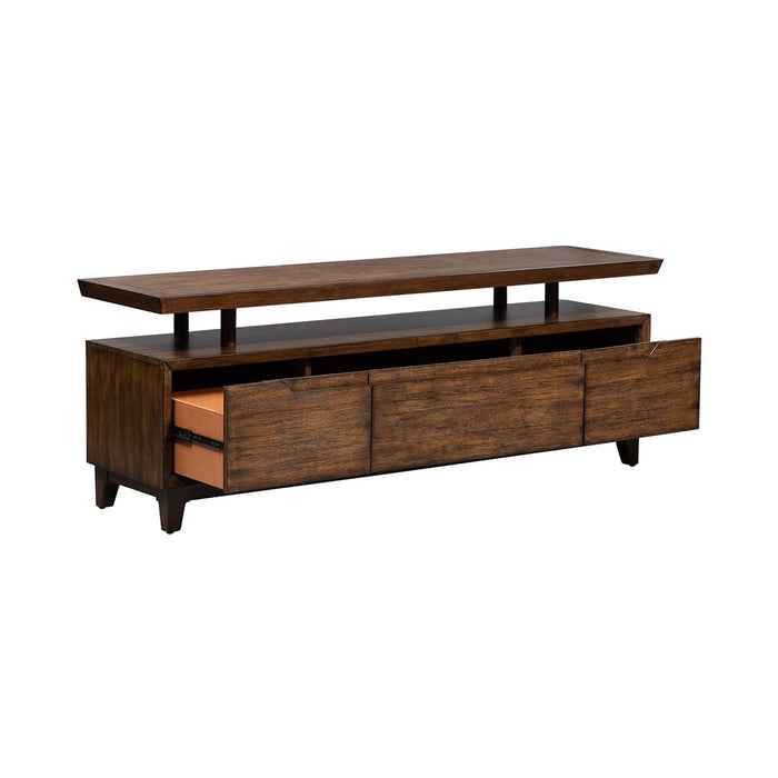 Liberty Farmhouse Ventura Blvd TV Console in Bronze Spice