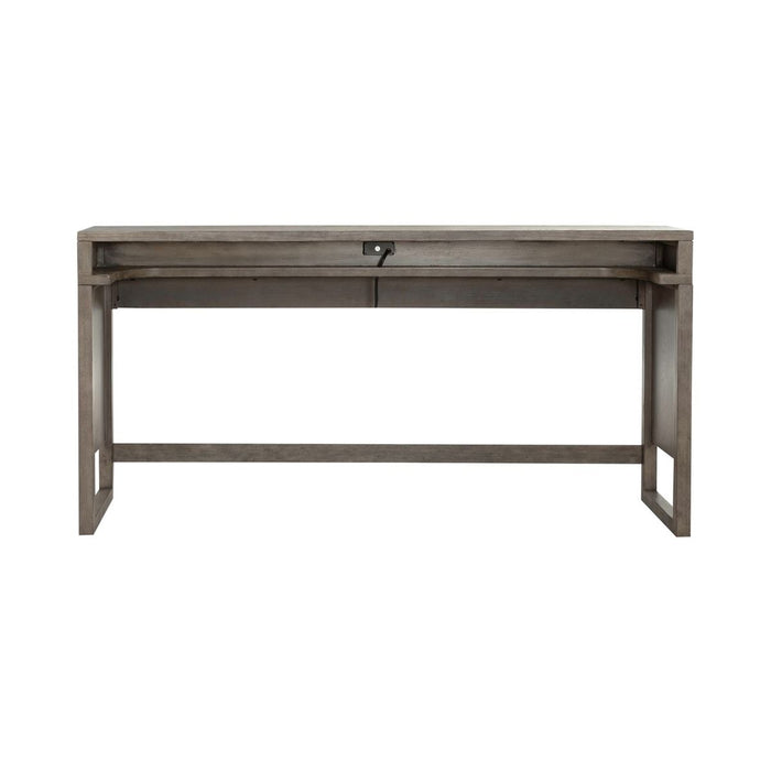 Liberty Furniture Bartlett Field Console Bar Table in Dusty Taupe