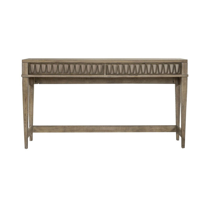 Liberty Furniture Devonshire Console Bar Table in Weathered Sandstone