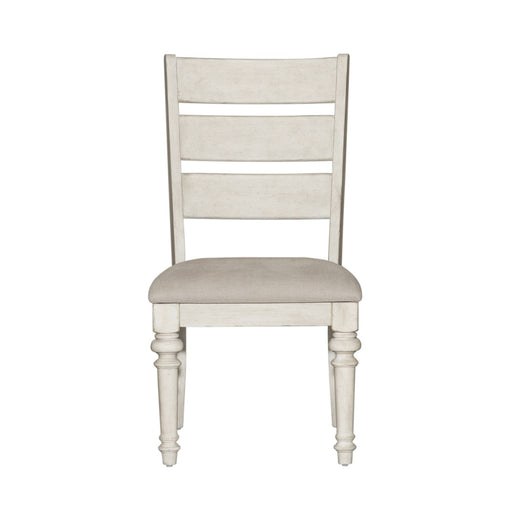 Liberty Furniture Heartland Ladder Back Side Chair (Set of 2) in Antique White image