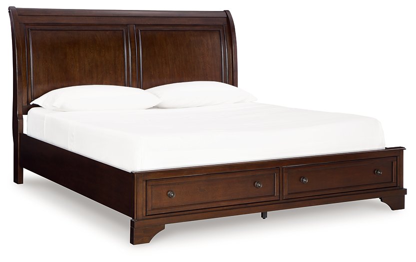 Trellington Sleigh Storage Bed