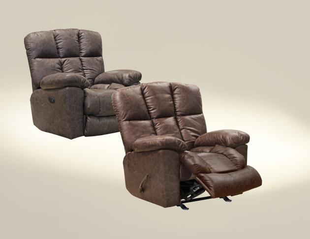 Catnapper Furniture Mayfield Glider Recliner in Graphite