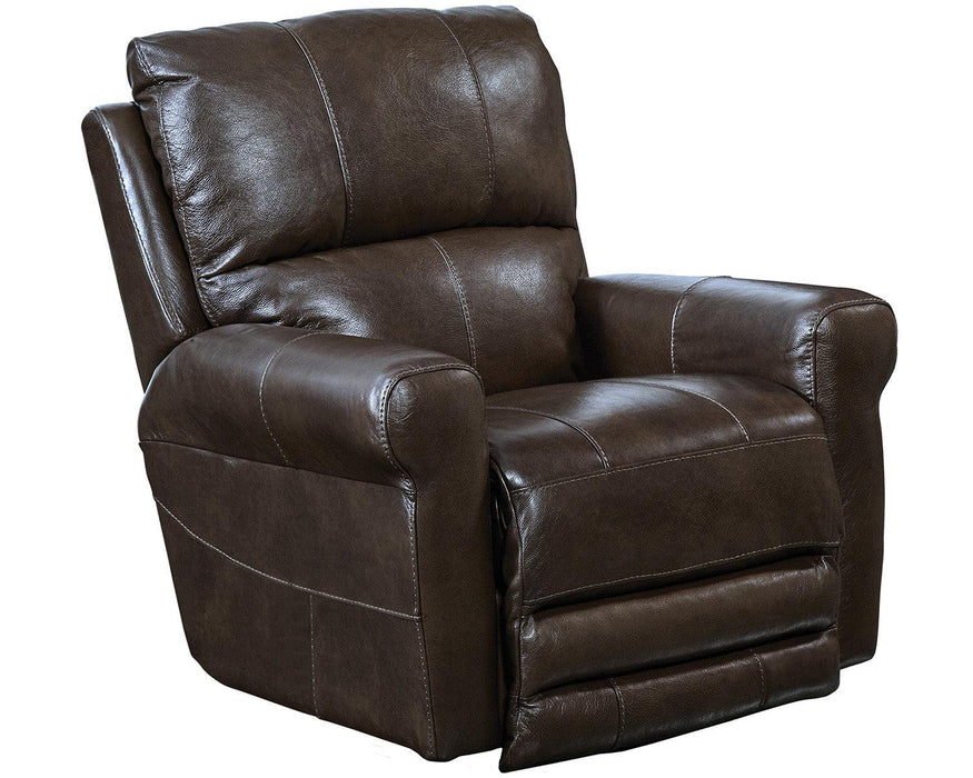Catnapper Hoffner Swivel Glider Recliner in Chocolate