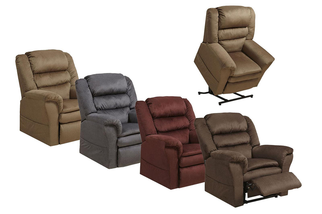 Catnapper Preston Power Lift Recliner in Berry