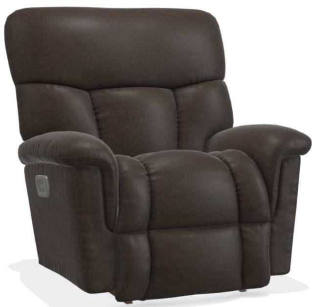 La-Z-Boy Mateo Chocolate Power Rocking Recliner with Headrest