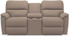 La-Z-Boy Brooks Cashmere Power Reclining Loveseat with Headrest and Console image