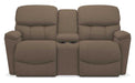 La-Z-Boy Kipling Java Power Reclining Loveseat With Headrest and Console image