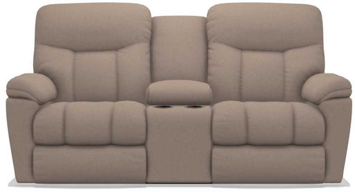 La-Z-Boy Morrison Cashmere Power Reclining Loveseat with Console image