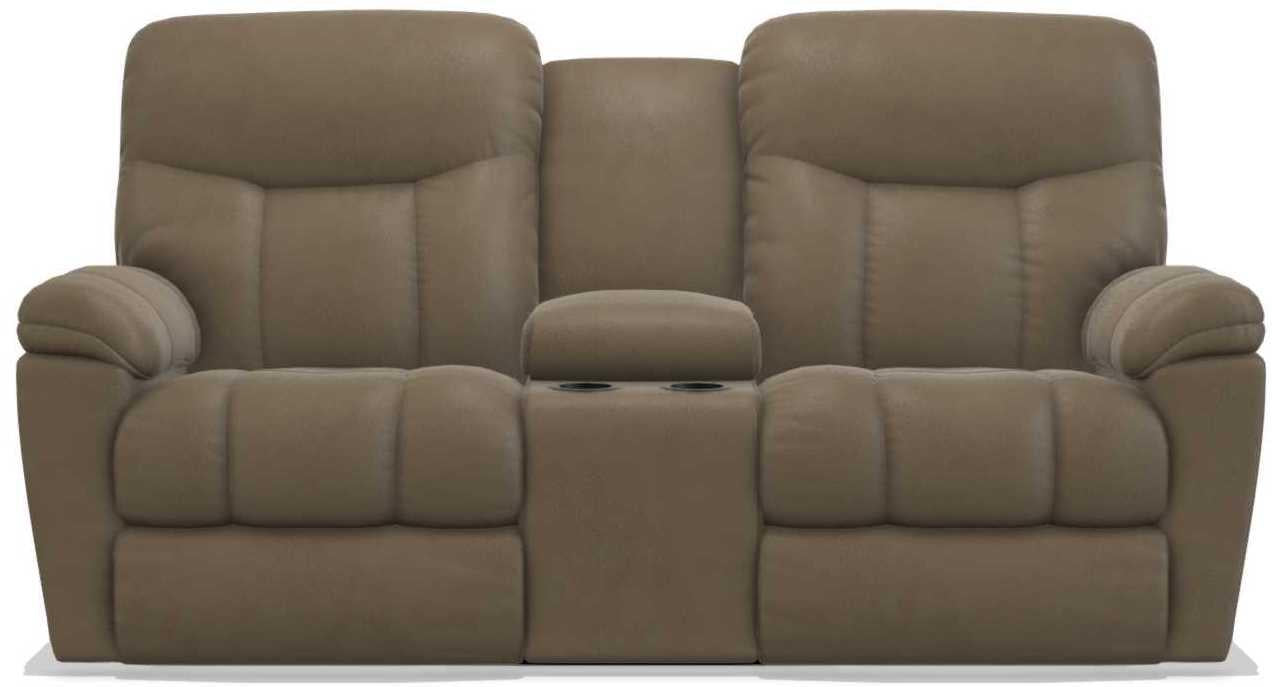 La-Z-Boy Morrison Marble Power Reclining Loveseat with Console image