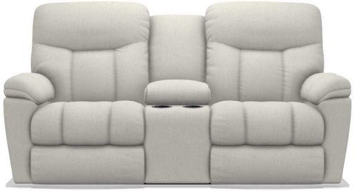 La-Z-Boy Morrison Pearl Power Reclining Loveseat with Console image