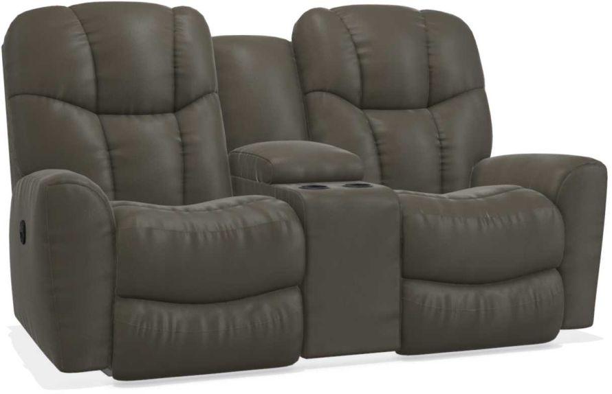 La-Z-Boy Rori Tar Reclining Loveseat with Console image