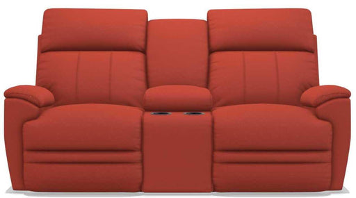 La-Z-Boy Talladega Persimmon Power Reclining Loveseat with Console image