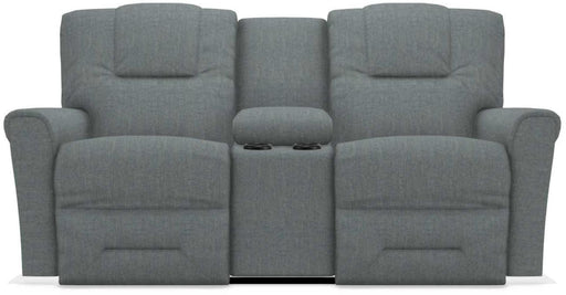 La-Z-Boy Easton Stonewash Power Reclining Loveseat with Headrest And Console image