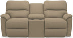 La-Z-Boy Brooks Driftwood Power Reclining Loveseat With Headrest & Console image