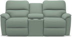 La-Z-Boy Brooks Teal Power Reclining Loveseat With Headrest & Console image