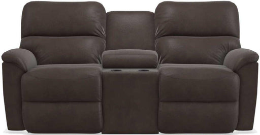 La-Z-Boy Brooks Godiva Power Reclining Loveseat With Console image