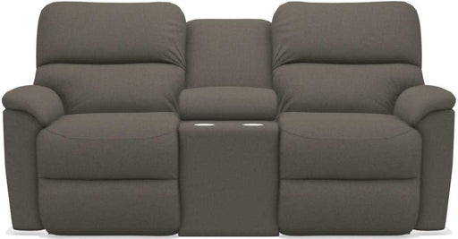 La-Z-Boy Brooks Granite Reclining Loveseat With Console image