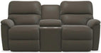 La-Z-Boy Brooks Tar Reclining Loveseat With Console image