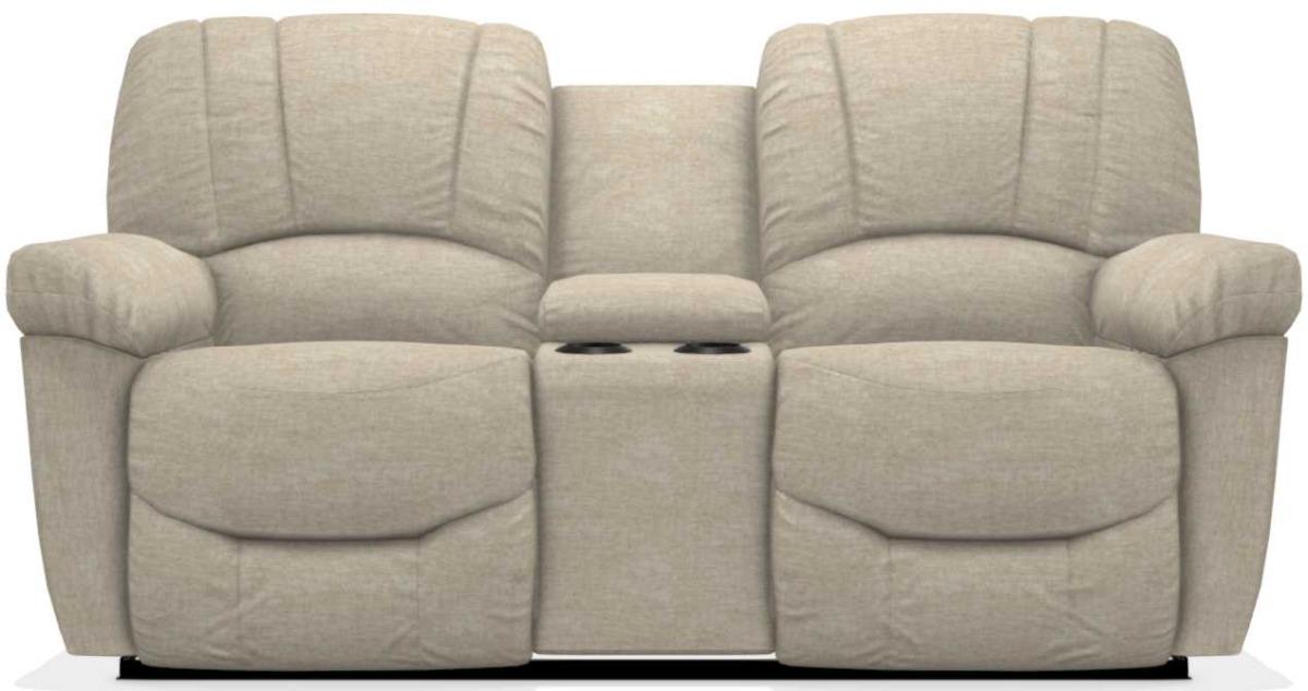 La-Z-Boy Hayes Eggshell Power La-Z-Time Full Reclining Console Loveseat image