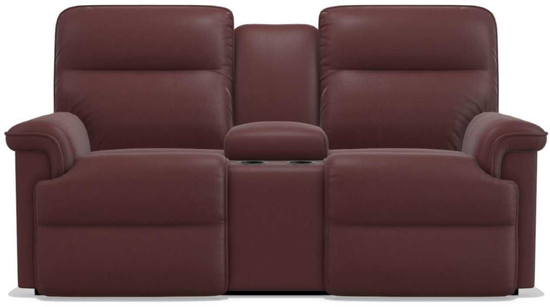 La-Z-Boy Jay PowerRecline La-Z-Time Wine Reclining Loveseat and Console image