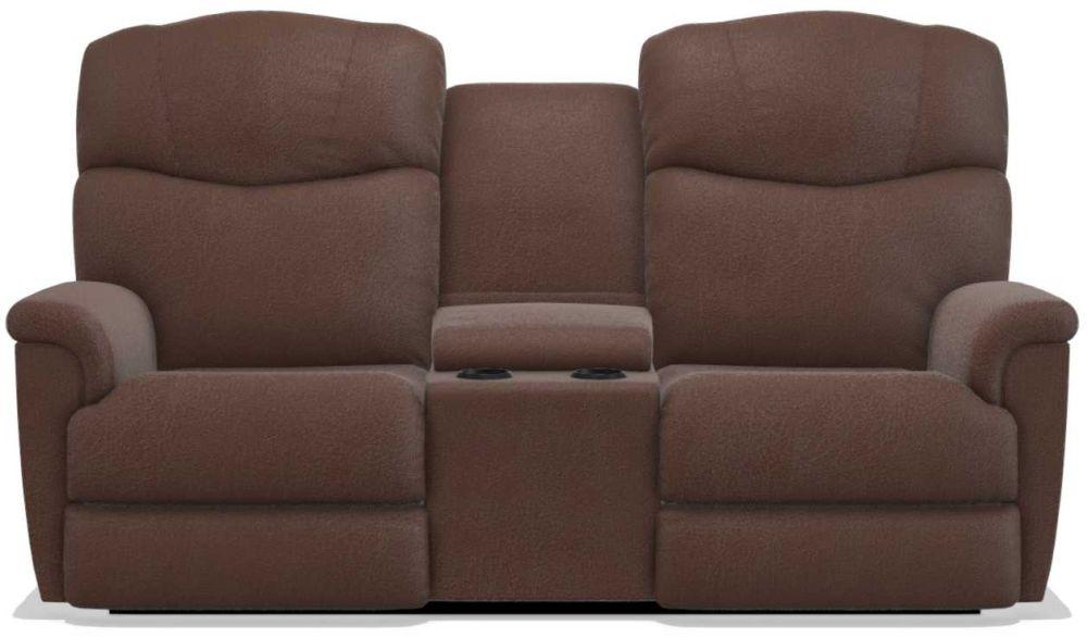 La-Z-Boy Lancer Power La-Z Time Sable Full Reclining Loveseat with Console image