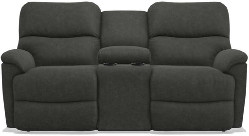 La-Z-Boy Trouper PowerRecline La-Z-Time Ink Reclining Loveseat with Console image