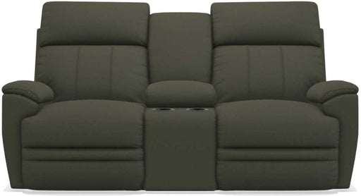 La-Z-Boy Talladega Charcoal La-Z-Time Full Reclining Loveseat With Console image