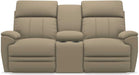 La-Z-Boy Talladega Wicker La-Z-Time Full Reclining Loveseat With Console image