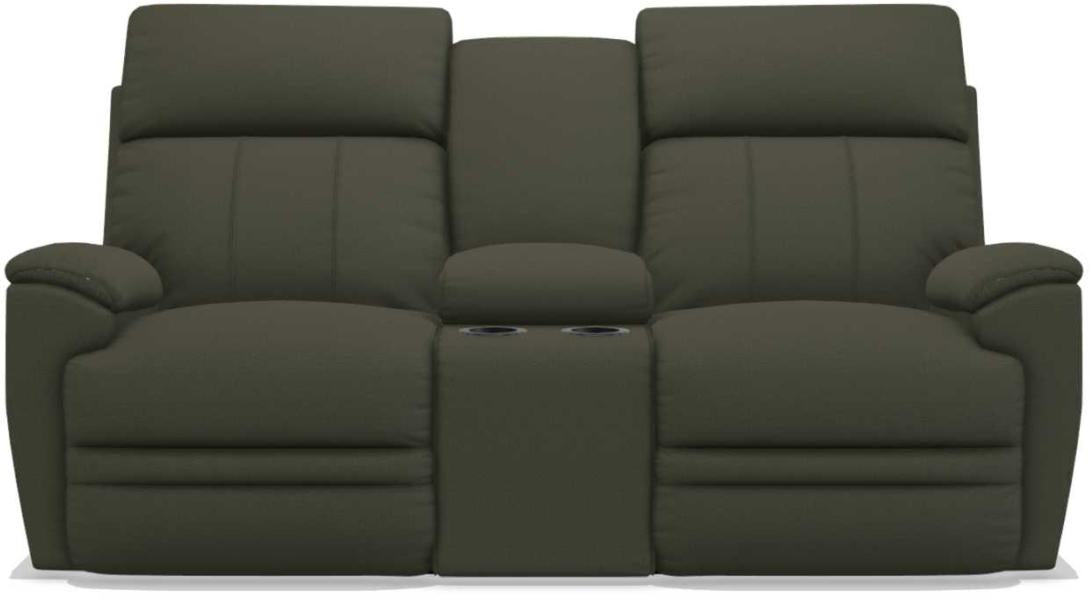 La-Z-Boy Talladega Charcoal La-Z-Time Power-Reclineï¿½ Loveseat With Console & Power Headrest
