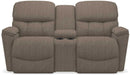 La-Z-Boy Kipling Otter La-Z-Time Power-Reclineï¿½ Reclining Loveseat With Power Headrest and Console image