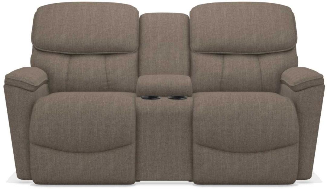 La-Z-Boy Kipling Otter La-Z-Time Power-Reclineï¿½ Reclining Loveseat With Power Headrest and Console
