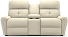 La-Z-Boy Douglas Ice La-Z-Time Power-Reclineï¿½ Reclining Loveseat With Power Headrest and Console image