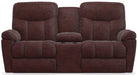 La-Z-Boy Morrison Burgundy La-Z-Time Full Reclining Loveseat w/Console image