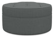 La-Z-Boy Roundabout Grey Ottoman image