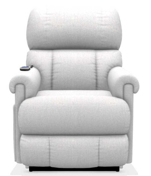 La-Z-Boy Pinnacle Platinum Muslin Power Lift Recliner with Headrest and Lumbar image