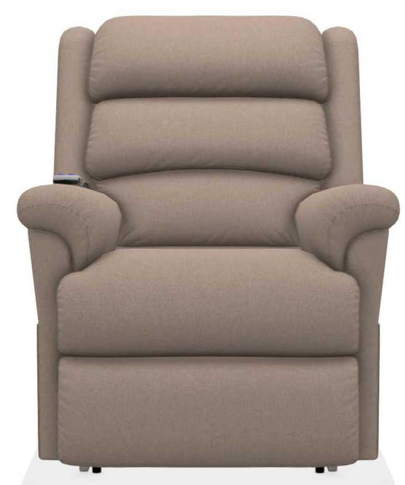 La-Z-Boy Astor Platinum Cashmere Power Lift Recliner with Headrest and Lumbar image