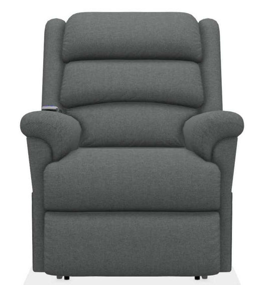 La-Z-Boy Astor Platinum Grey Power Lift Recliner with Massage and Heat image