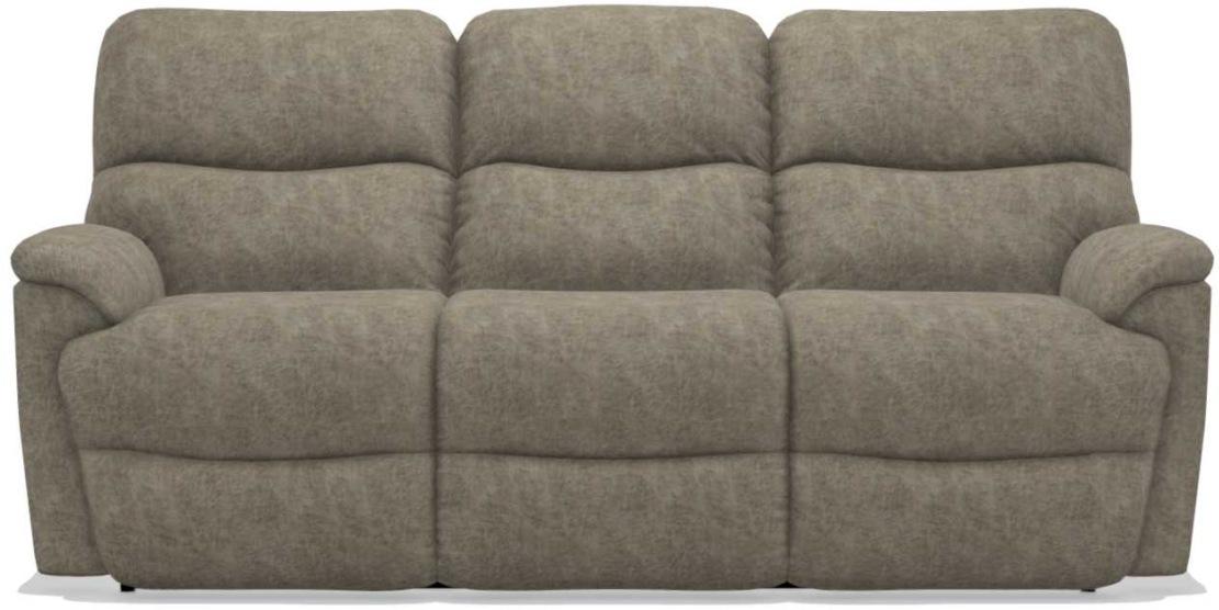 La-Z-Boy Trouper PowerRecline La-Z-Time Sable Reclining Sofa image