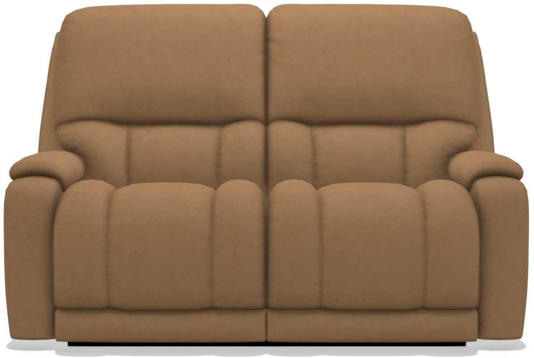 La-Z-Boy Greyson Fawn Reclining Loveseat with Headrest image