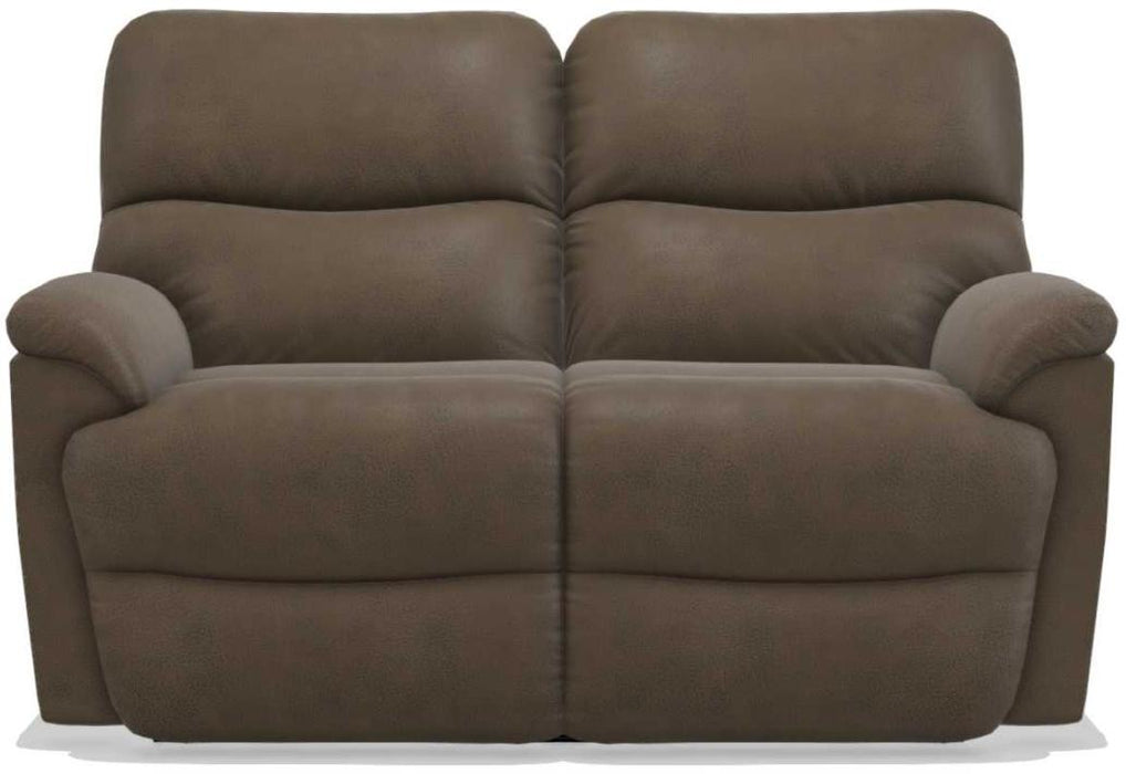 La-Z-Boy Trouper PowerRecline La-Z-Time Mink Reclining Loveseat w/Power Headrest image