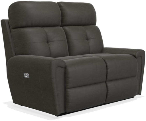 La-Z-Boy Douglas Charcoal La-Z-Time Power-Reclineï¿½ Full Reclining Loveseat With Power Headrest image