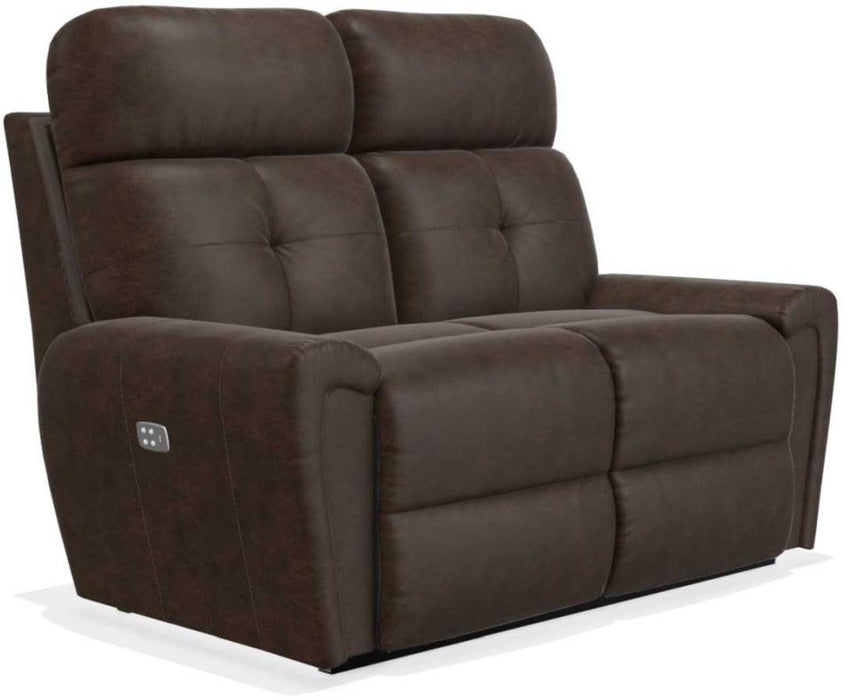 La-Z-Boy Douglas Walnut La-Z-Time Power-Reclineï¿½ Full Reclining Loveseat With Power Headrest