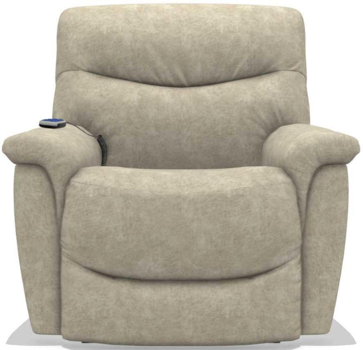 La-Z-Boy James Stucco Silver Luxury-Lift Power Recliner image