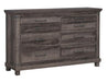 Liberty Furniture Lakeside Haven 6 Drawer Dresser in Brownstone image